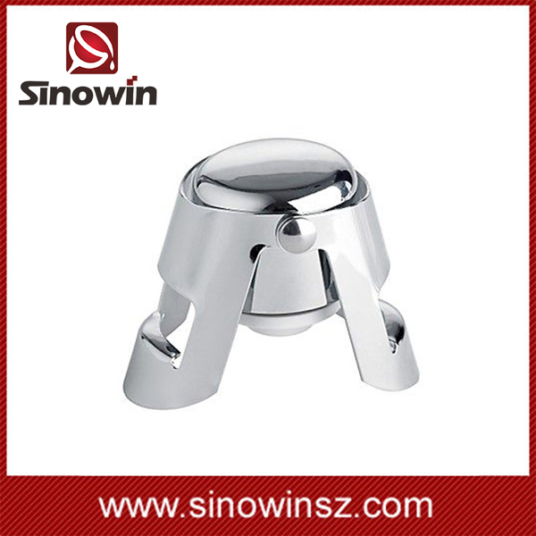 high quality silver champagne stopper