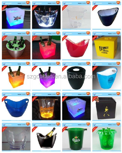 Champagne ice bucket with stand