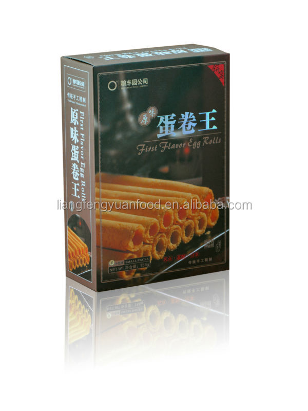high quality handmade egg roll biscuit factory