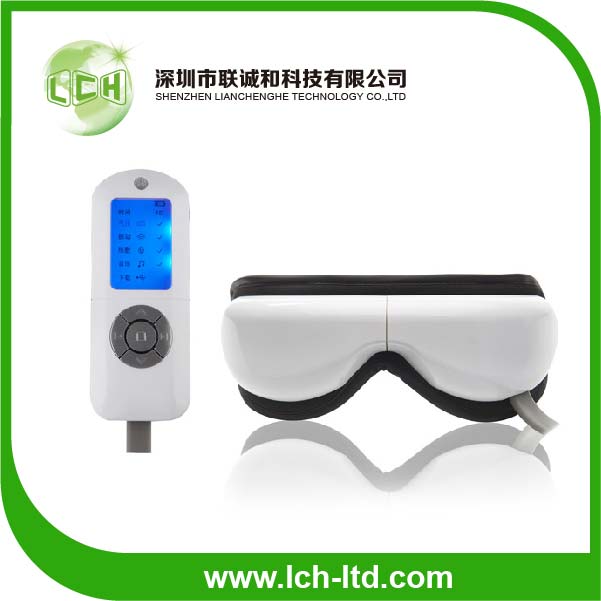 2014 NEW Hot sale Electric heated vibrating acupressure air pressure therapy eye massager