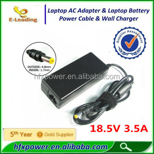 最新!!! 高品質! 18.5v3.5a4.8*1.7黄色先端ラップトップhp用充電器問屋・仕入れ・卸・卸売り