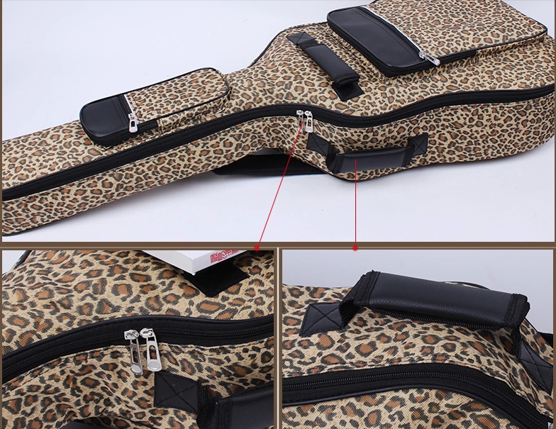 leopard guitar strap for purse