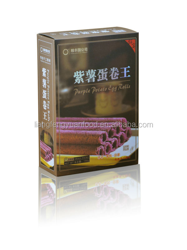 high quality handmade egg roll biscuit factory
