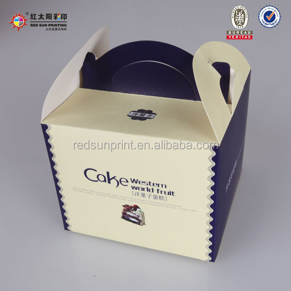 China Custom Cake Boxes Wholesale,China Red Sun Printing of China