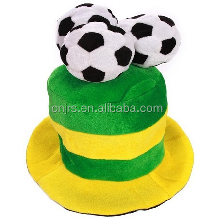 スポンジ2014年ワールドカップブラジルサッカー帽子問屋・仕入れ・卸・卸売り