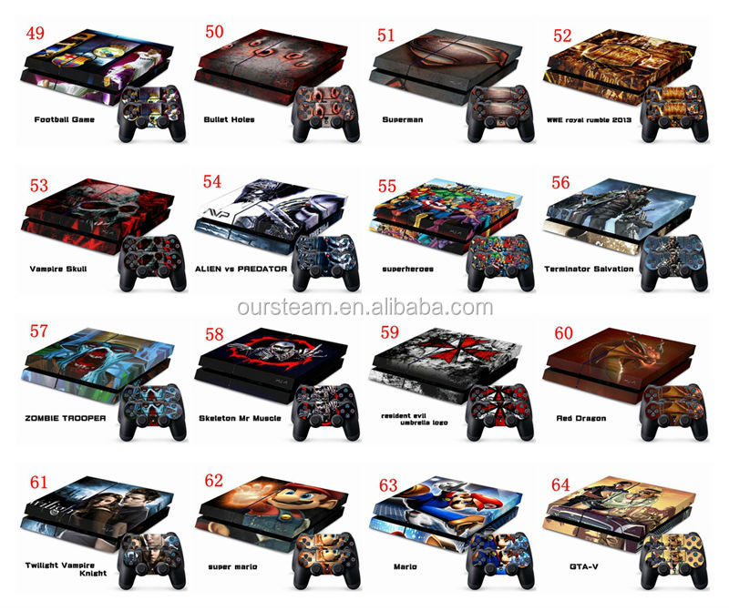 卸売ブランドの新しいソニー用スキンps4ビニールデカール皮のステッカー- 白問屋・仕入れ・卸・卸売り