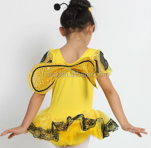 社交ダンス用ドレスプロの子供の女の子の子供の日中国美しいハチの衣装子供のパフォーマンスの摩耗問屋・仕入れ・卸・卸売り