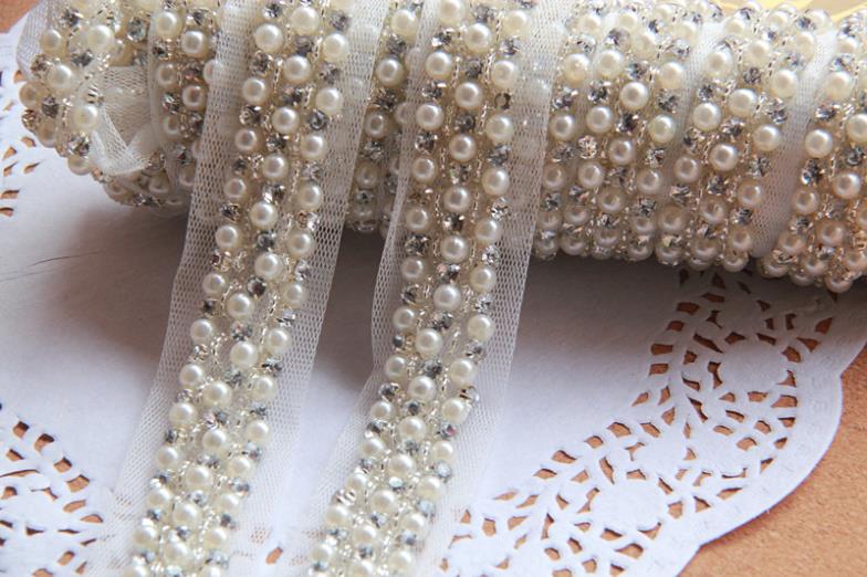 wedding dress beads trim patterns