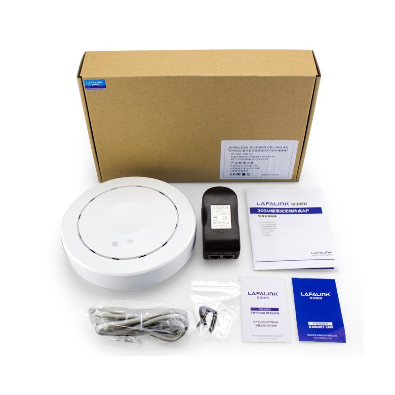 300Mbps Ceiling Mount Access Point Wireless Repeater Wifi Extender