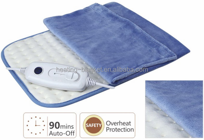 CE/GS/ RoHS 6 Heat Setting Overheating Protect Short Plush Cover