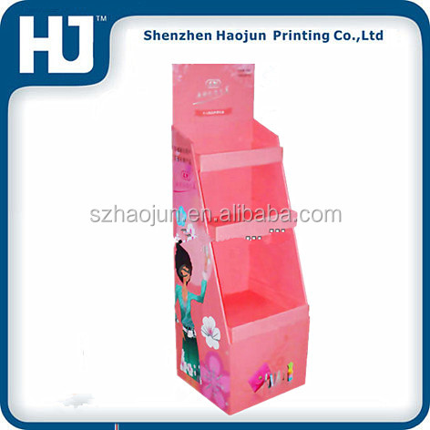 Top quality cardboard pallet floor tray stands for shop chewing gum display