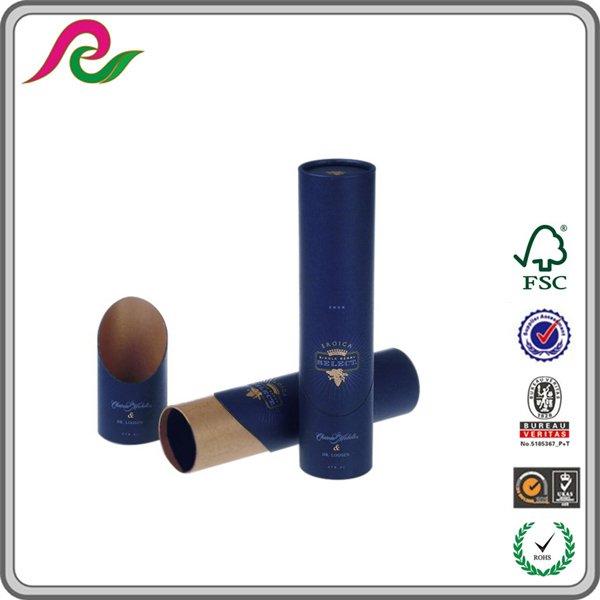 Customize round cardboard gift box for champagne