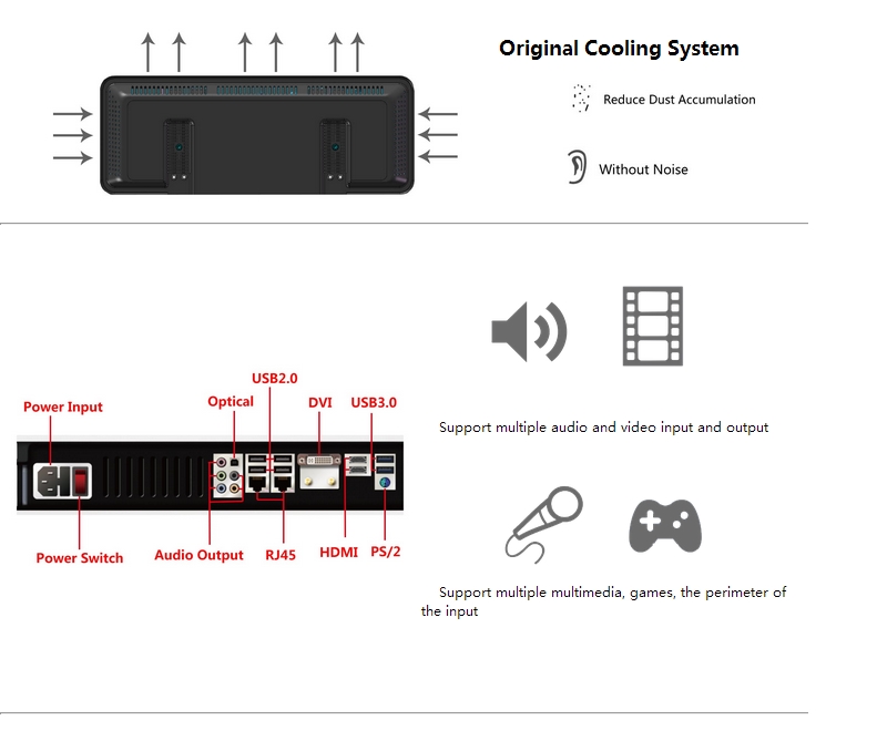 ledテレビ2014年良い品質suntid3dのすべての台のpcのテレビの高い構成で人気となって問屋・仕入れ・卸・卸売り