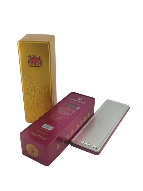 grape wine tin, red wine box, olive oil tin box