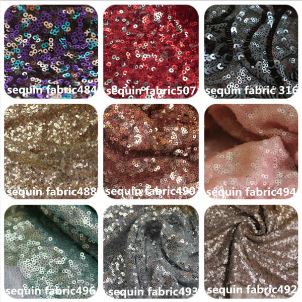 Sequin Confetti Stretch Fabric wedding Wholesale dress decorative marshmallow