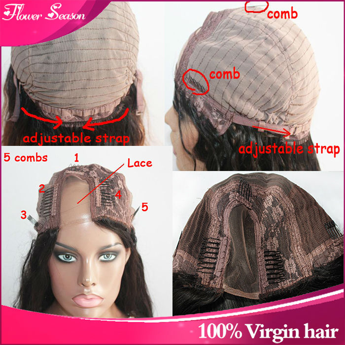 人間の毛髪安いuの部分かつら販売のためのブラジルのバージン毛かつら緩い波upart黒人女性のための問屋・仕入れ・卸・卸売り