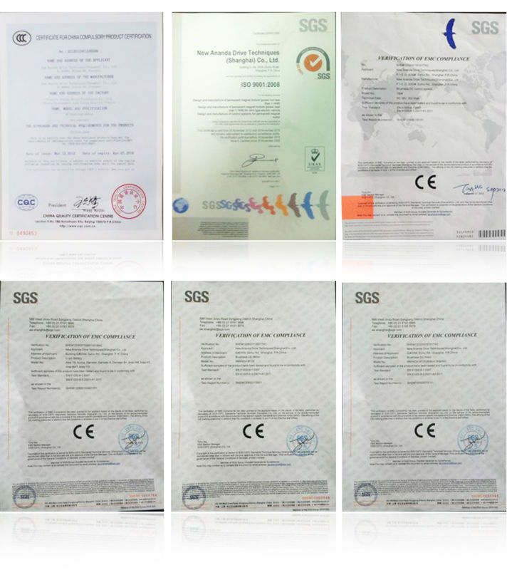 ce for brushless motor