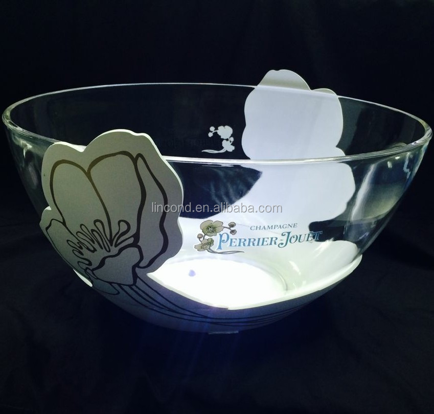 Perrier Jouet champagne ice bucket with leds, unique ice bucket led