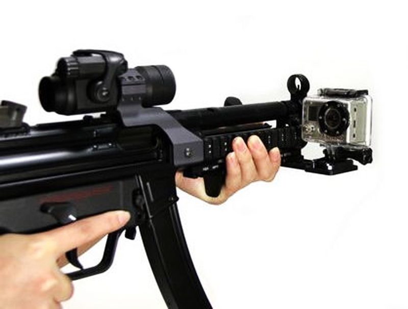 New Aluminium 20mm Gun Rail Mount for Sports Camera Picatinny Airsoft