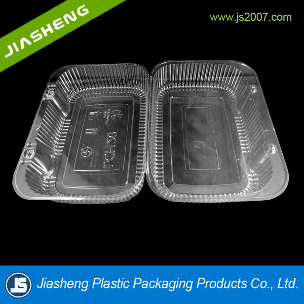Disposable Square Plastic Tray For Vegetable Fruit