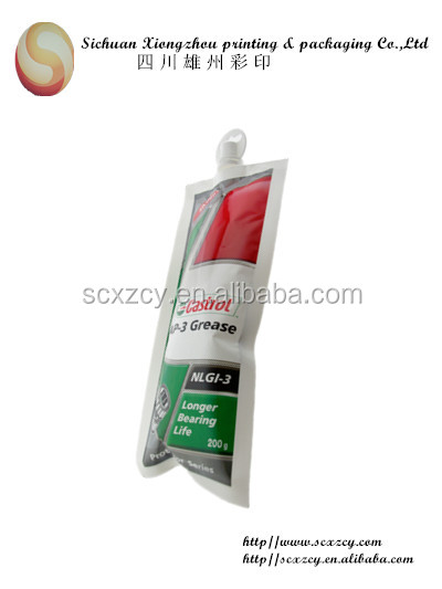 printing standup pouch with spout for chilli sauce
