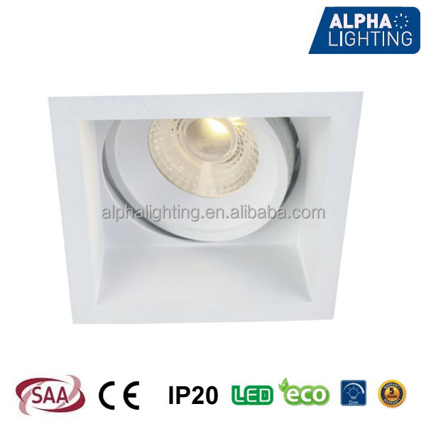 white square led downlights