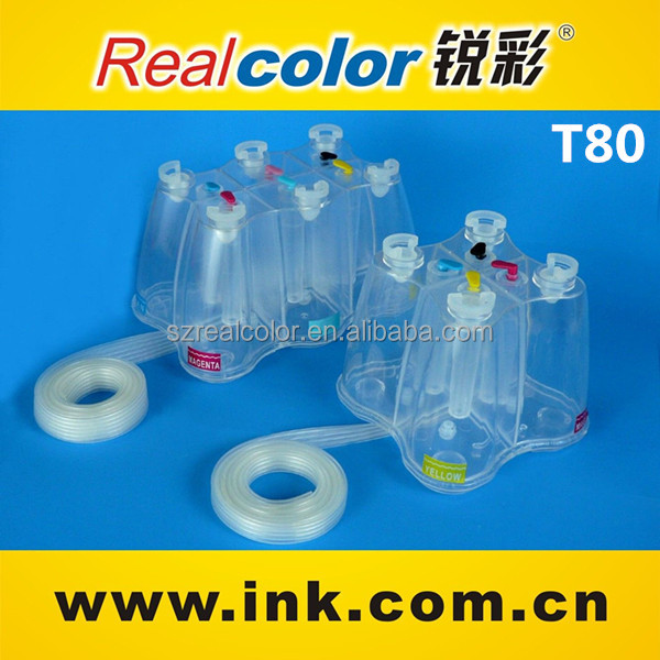 素敵なスタイルrealcolorインクタンクのためのciss/空のインクタンク/- t80cissインクのマシン用問屋・仕入れ・卸・卸売り