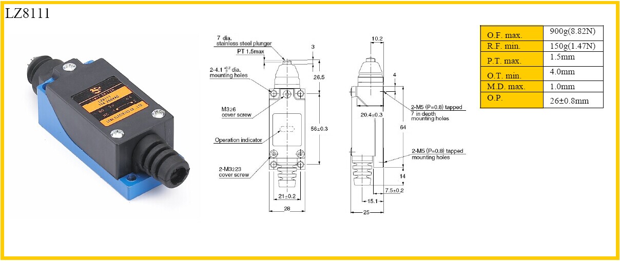 5a250vac81048108ローラー式リミットスイッチ問屋・仕入れ・卸・卸売り