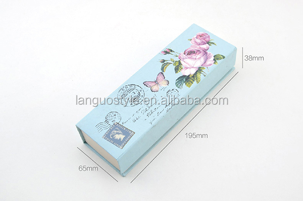 蝶のスタイルの愛2014年languomoadel: lgdl- 2631の熱い販売の卸売/安い紙の鉛筆のボックス問屋・仕入れ・卸・卸売り