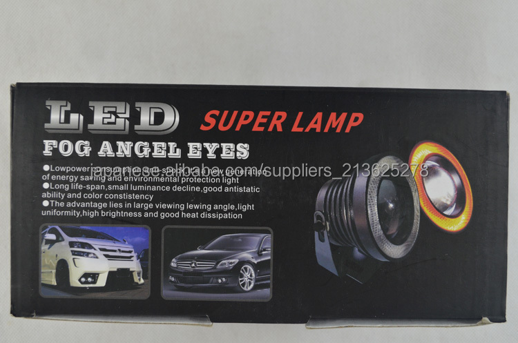 激安 高輝度20W 9-30V汎用 600lm 新品 車用フォグ+COBエンジェルアイ/リング一体化ライト問屋・仕入れ・卸・卸売り