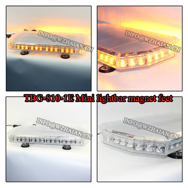 オレンジ色のled3世代高強度磁気ミニ屋根緊急ストロボライトバー問屋・仕入れ・卸・卸売り