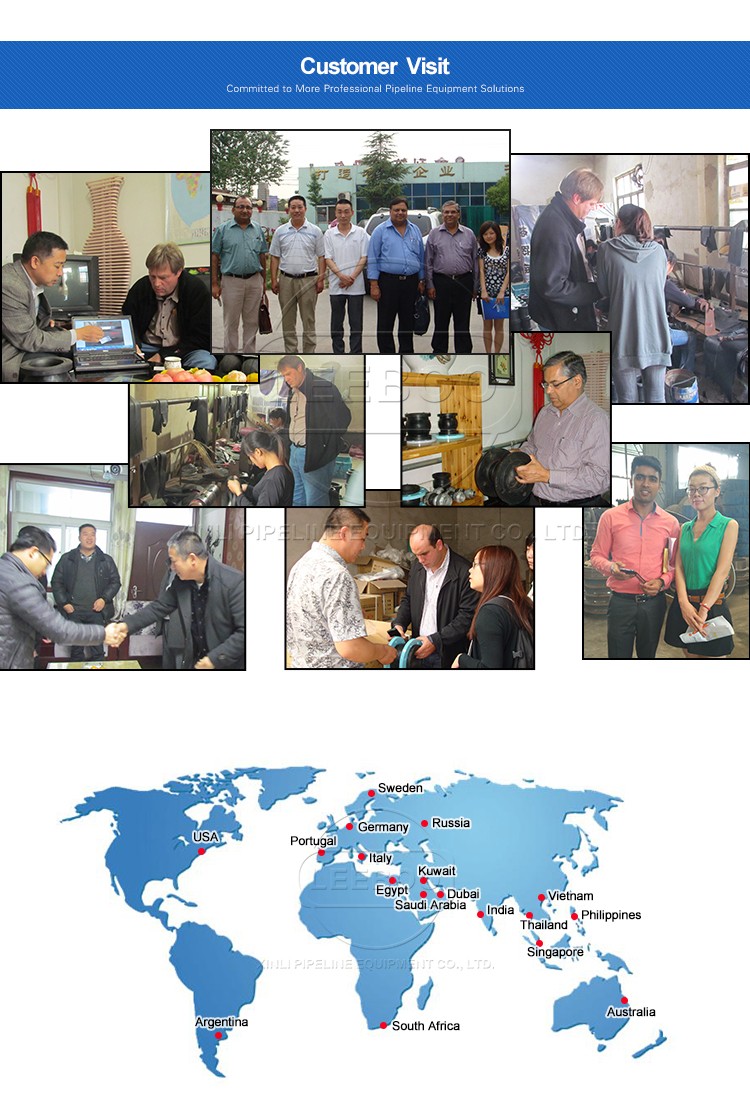 Customer visit of Spring mount vibration isolator 