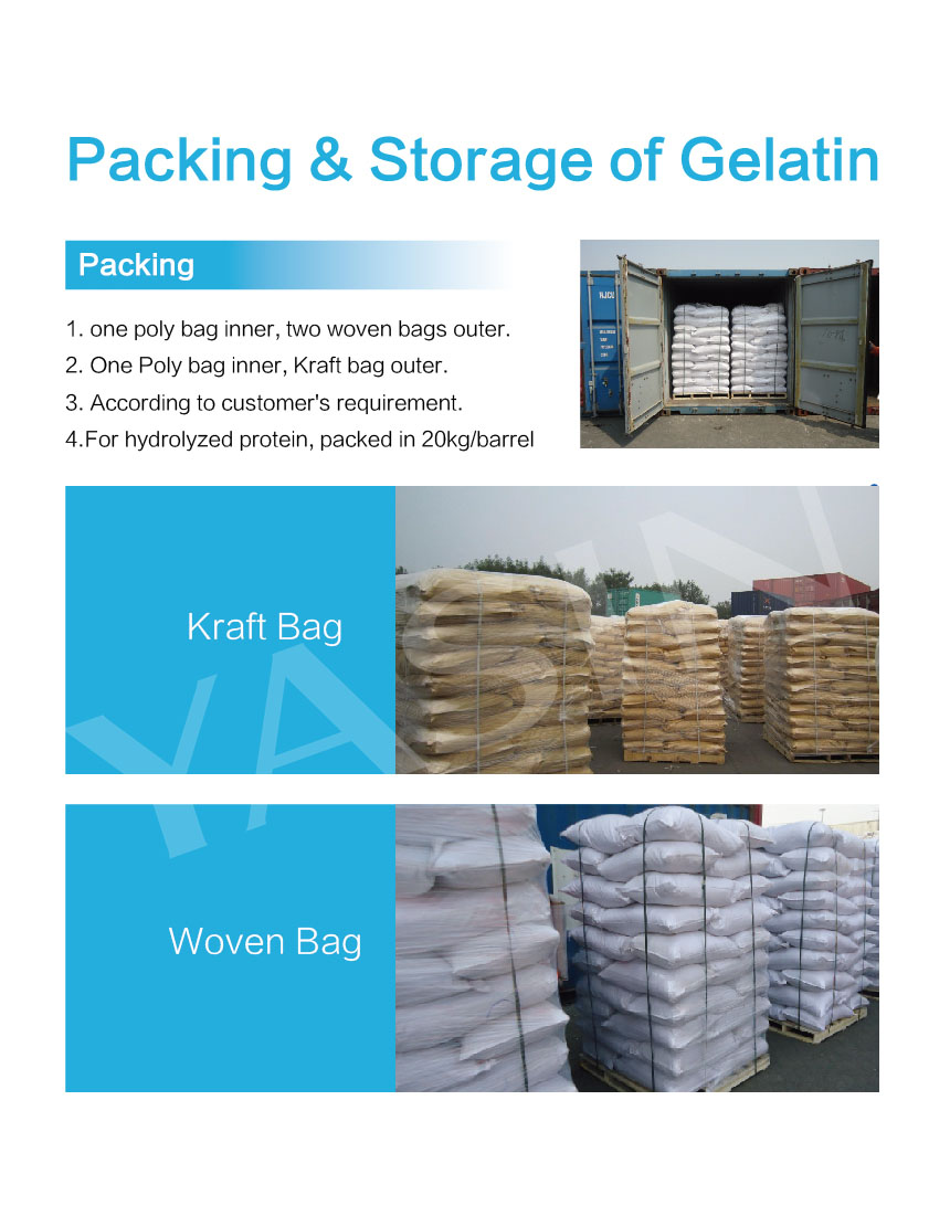 China Bulk Gelatin Powder Price,China YASIN GELATIN price supplier 21food