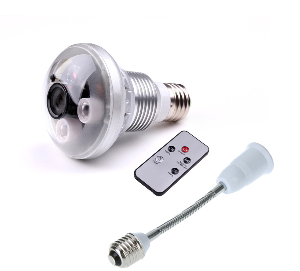 E27 Pinhole Technology And Analog Camera Type Hidden Camera Light Bulb