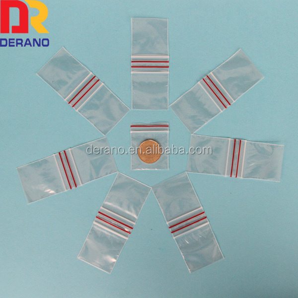 100% LDPE Custom Mini Ziplock Bag /Ziplock Plastic Bag