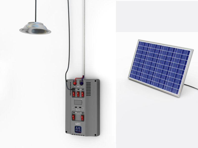 50wソーラーシステムを引き締めや携帯電話の充電器ledライト付き問屋・仕入れ・卸・卸売り