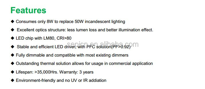 ulエネルギースターpar202700k8ワットの調光対応認証3年間の保証仕入れ・メーカー・工場