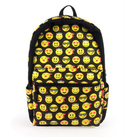 卸売ファッションバックパックemoji2015emoji新デザインカスタムバックパック仕入れ・メーカー・工場