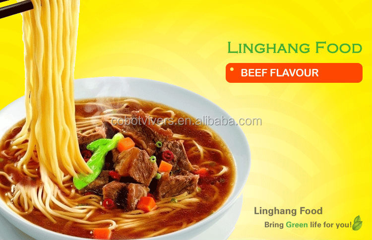 2014 Newest Beef Flavor Instant Noodles 70g