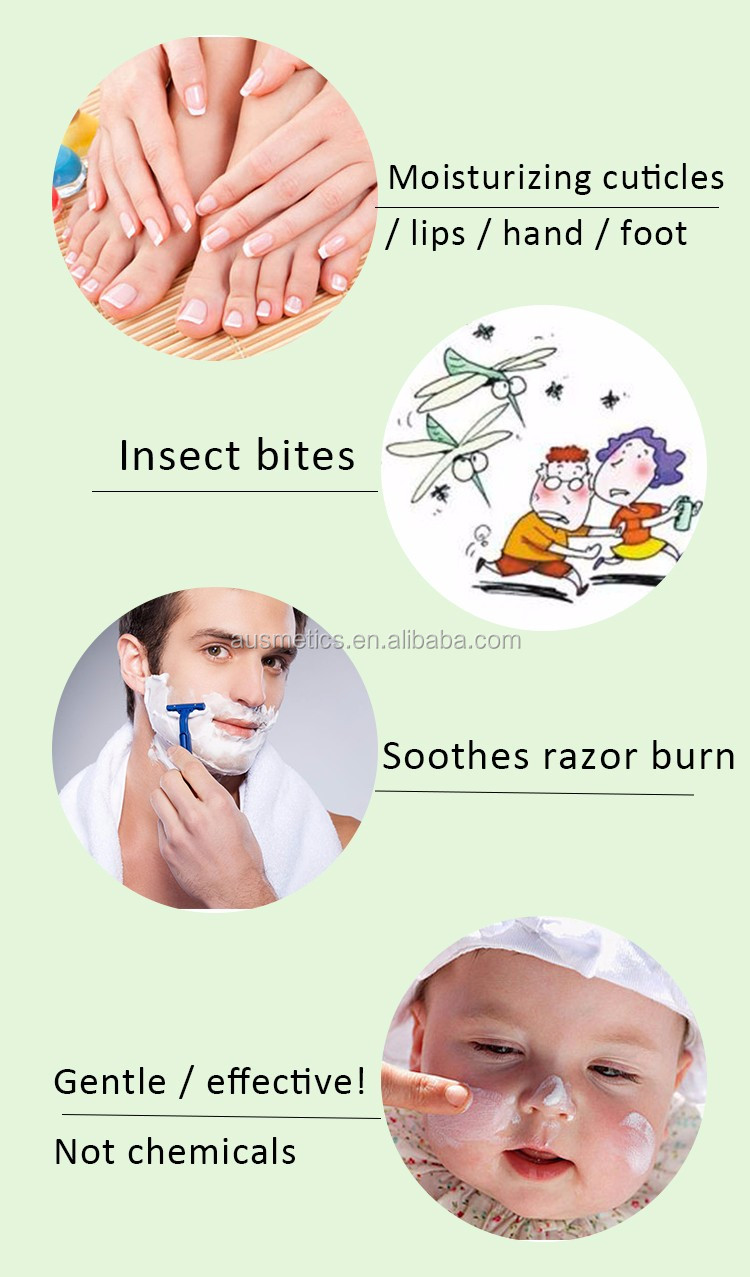 Wholesale promotional private label round the balm cosmetics natural material mild tea tree the balm