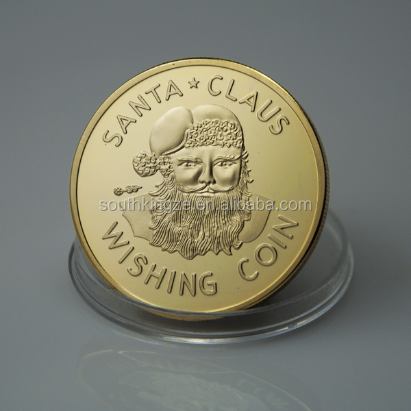 クリスマスのギフトの装飾硬貨金メッキメリークリスマス問屋・仕入れ・卸・卸売り
