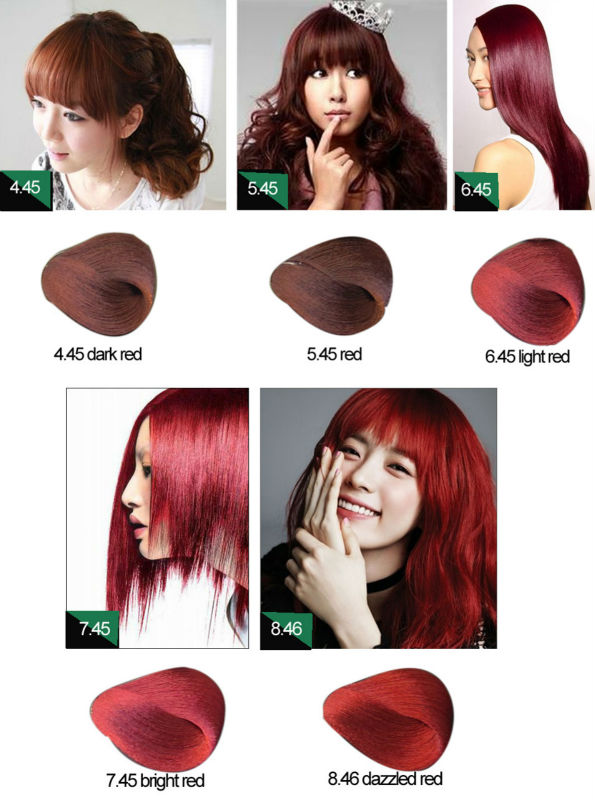 最も売れている製品の赤髪染料・様々な色の染毛剤問屋・仕入れ・卸・卸売り