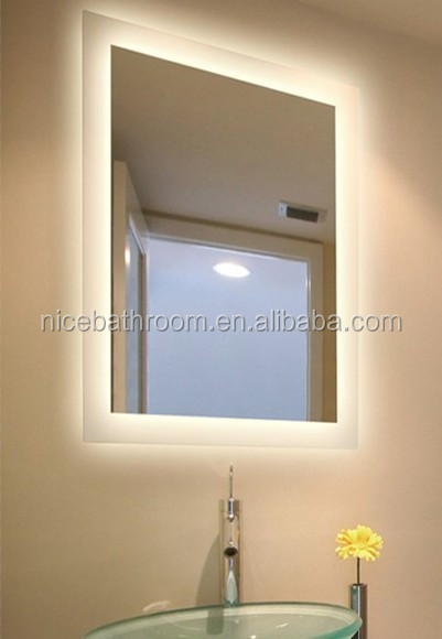 中国のバスルームの鏡は光を導いたnm-180曇らされた壁仕入れ・メーカー・工場