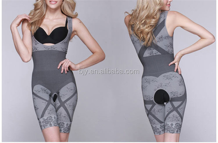 天然の竹ファイバーフルボディ痩身シェイパーshapewearの下着仕入れ・メーカー・工場