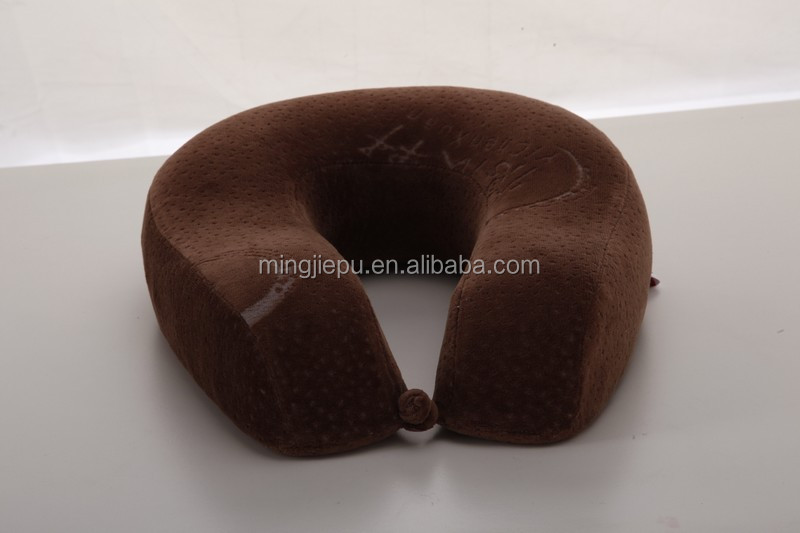 メモリ泡の旅行首u- の形の枕、 100％粘- 弾性メモリーフォーム問屋・仕入れ・卸・卸売り