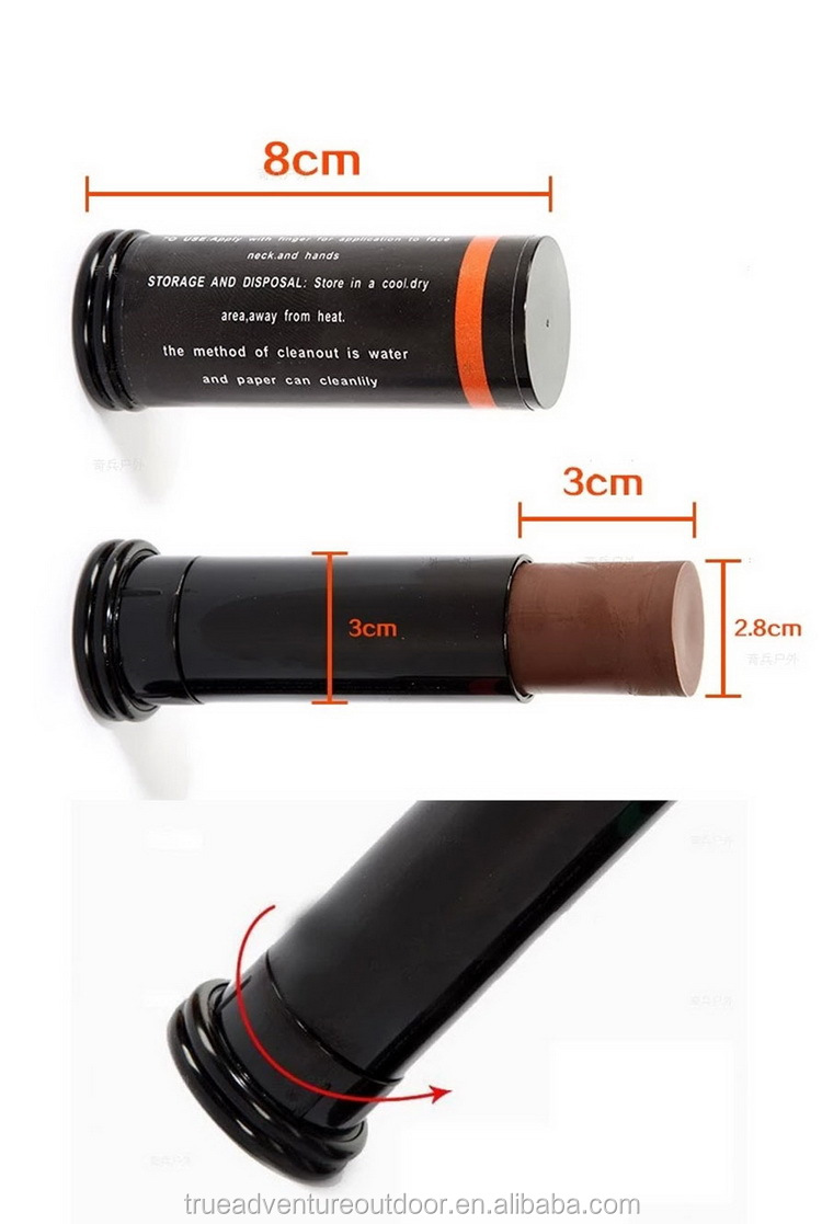 真の冒険tb19-003卸売熱い販売3caouflageメイクアップ色たち軍迷彩フェイスペイント 問屋・仕入れ・卸・卸売り