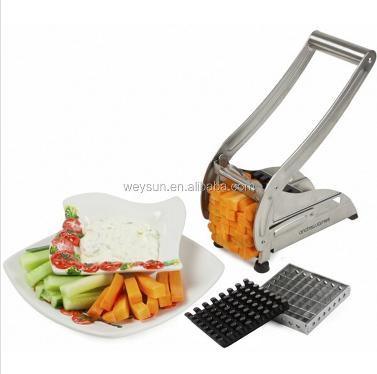 家族ツールチップフライドポテトスライサーポテトチッパーカッターのチョッパー+ブレード高品質2台所用品仕入れ・メーカー・工場