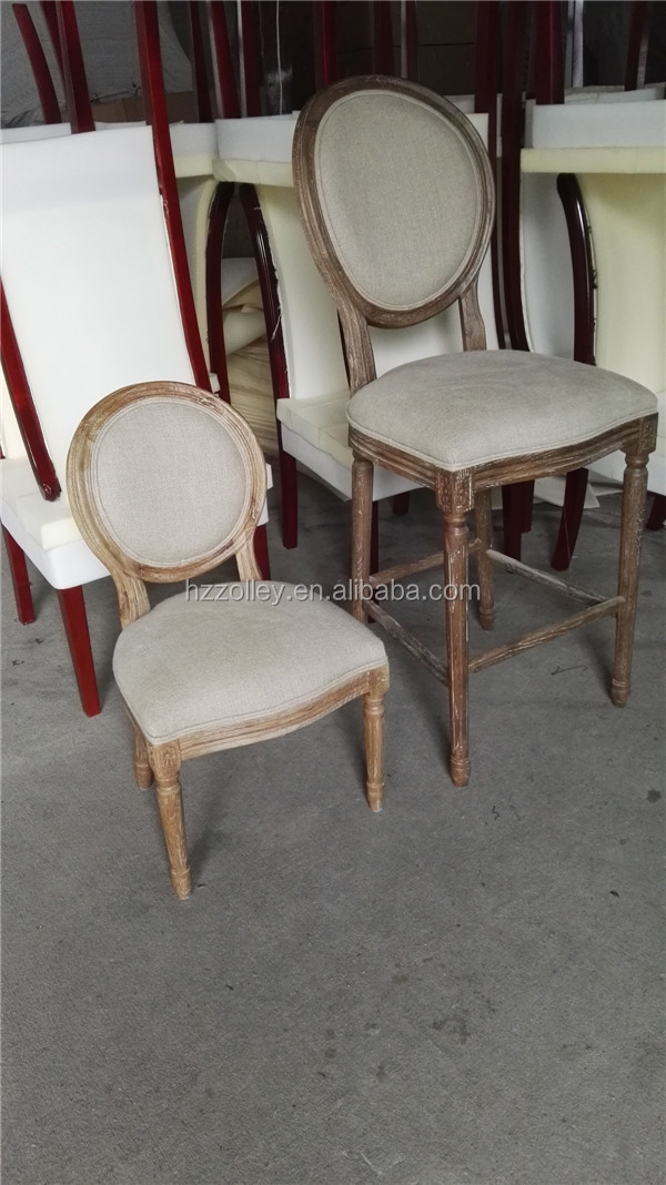 Estilo italiano de lujo hotel restaurante bar silla de madera de ...