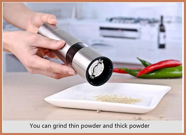 china goods wholesale electric salt & pepper grinder
