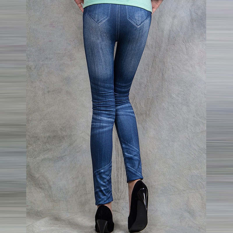 女性シームレスjegging/プリントレギンスのジーンズスタイル仕入れ・メーカー・工場